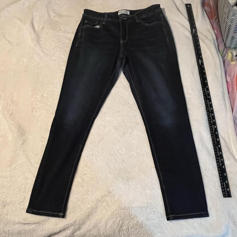 BKE Jeans Women Size 29 Black Skinny Ankle Mid Rise Stretch Denim Extra-Slim Fit